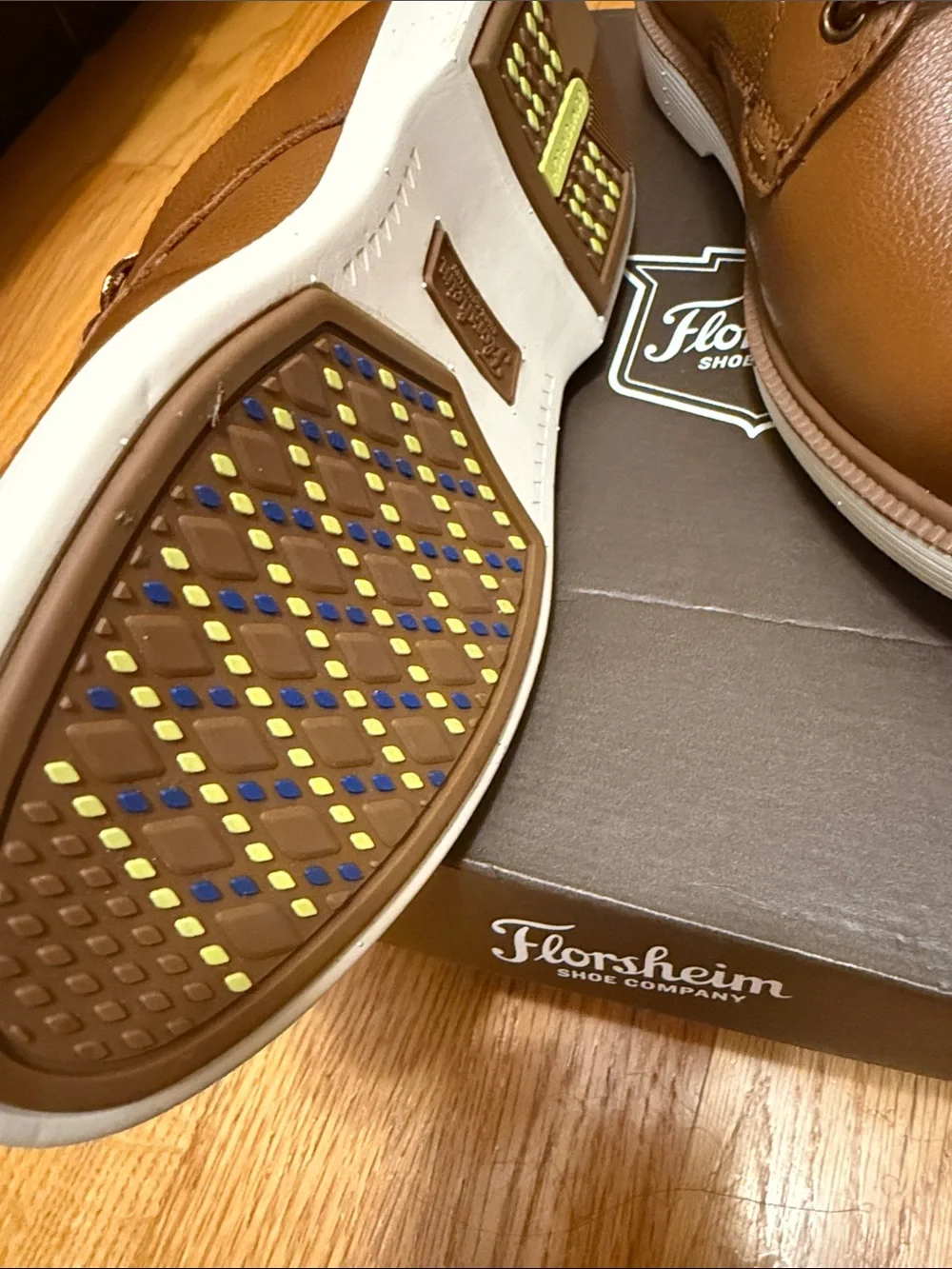 Florsheim Chukka Boots in Cognac Brown